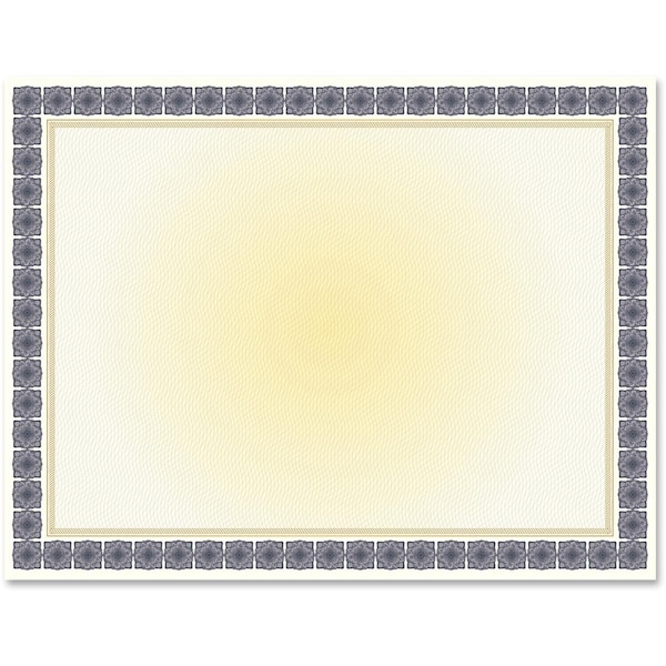 Geographics 8.5 x 11 in. Award Certificates Burgundy Gold Foil - Blue GEO48673 - main