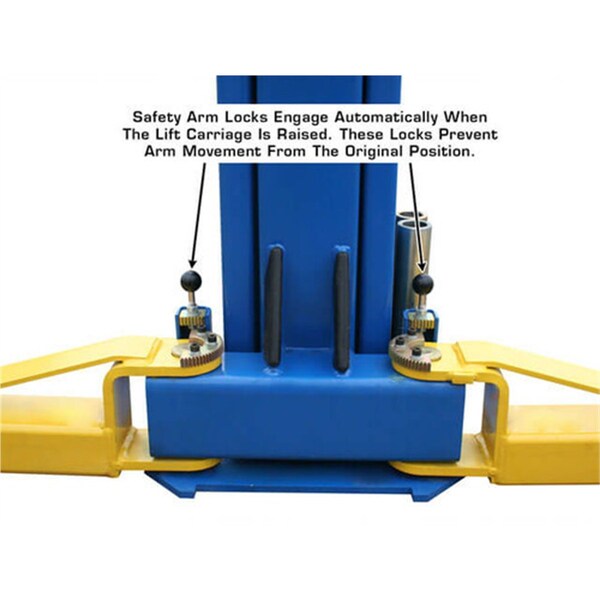 Atlas Automotive Equipment 9Ohsc 2-Post Lift + In.Lawnmower In. Adapter Combo ATTD-9OHSC-COMBO - main