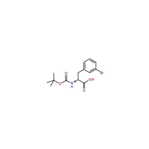 Ak Scientific (R)-N-Boc-3-bromophenylalanine (25g), CAS 261360-77-4 Q520-25g - main