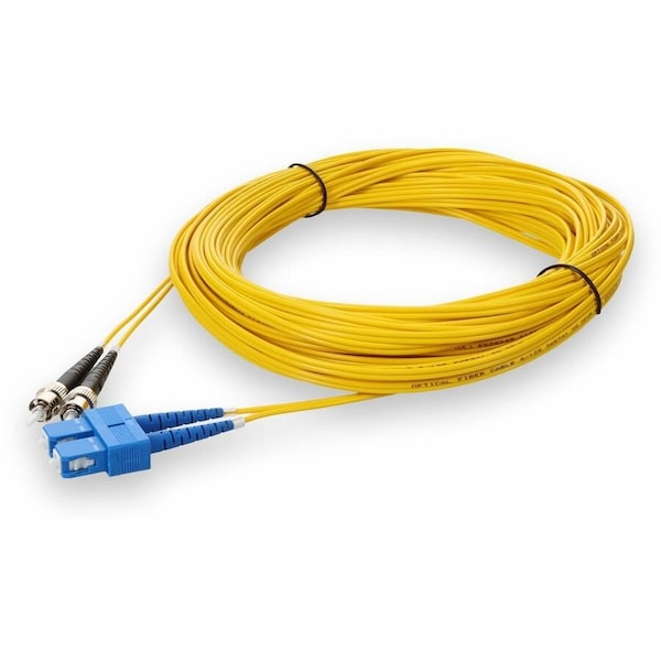 Add-On This Is A 15M Sc (Male) To St (Male) Yellow Duplex Riser-Rated Fiber ADD-ST-SC-15M9SMF - main