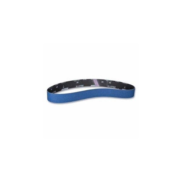 Norton Co BlueFire R823P ZA Medium Grit Narrow Benchstand Belt, 4 in x 36 in, 100 Grit, Zirconia Alumina 547-78072728823 - main