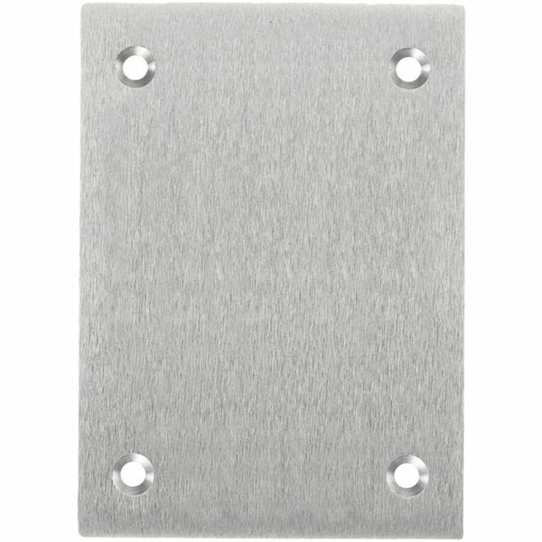 Hubbell Wiring Device-Kellems Box Cover, 1 Gang, Metallic, Blank Cover Type SA3813 - main