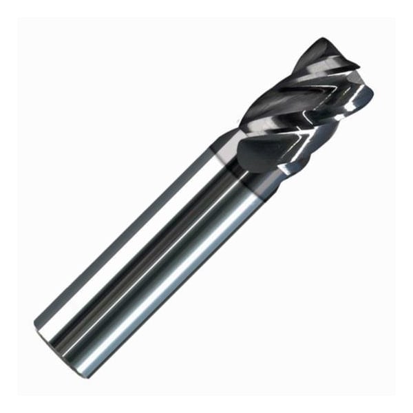 Monster Tool 4 Flute Regular Length End Mill, Single End Corner Radius, 5/8in dia., .045 Radius, AlTiN Finish 206-603177 - main