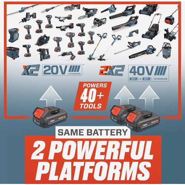 Senix X2 20 Volt Max Brushless 3/8'' Cordless Impact Wrench Kit with 2.0 Ah Battery & Charger PDWX2-M11 - main