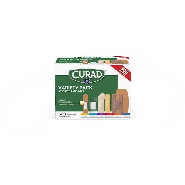 Medline CURAD Assorted Bandages, No Tray CURCC300NTH - main