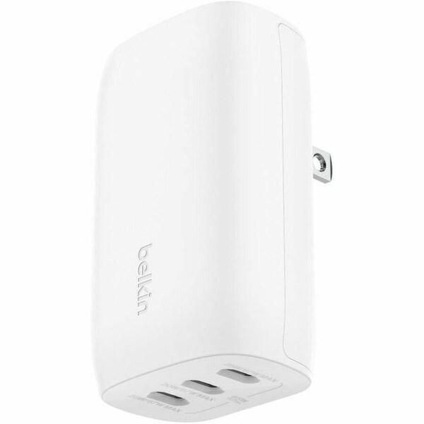 Belkin 3 Port USB-C Wall Charger with PPS 67W - 67 W - White WCC002dqWH - main