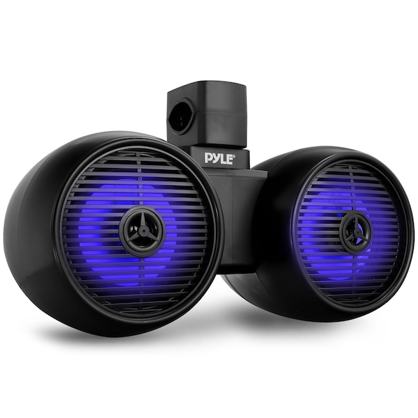 Pyle Dual Bluetooth Off-Road Speakers PLMRWKBT62BK - main