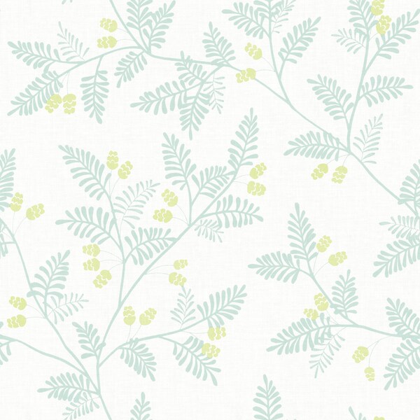 A-Street Prints Ardell Seafoam Botanical Wallpaper 4074-26601 - main