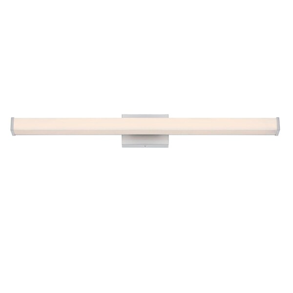 Westinghouse Dermot 1-Light 25W LED Indoor Wall Fixture, Color Temp Selection, Brushed Nickel, Frosted Acrylic 6135000 - main