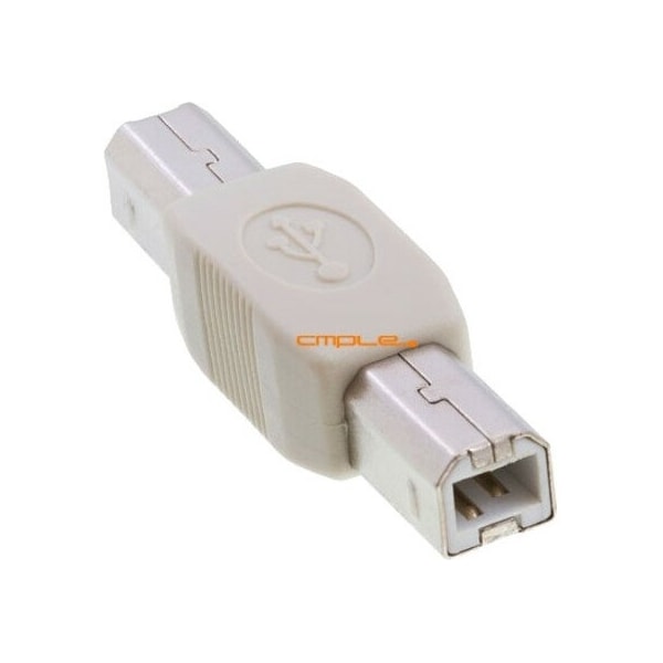 Cmple USB 2.0 B Male To B Male Adapter - 1 x Type B USB 2.0 USB Male - 1 x Type B USB 2.0 USB Male 1236-N - main