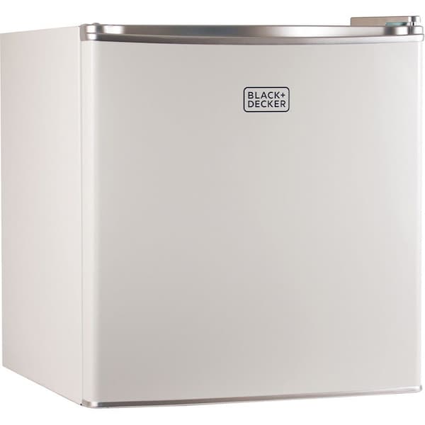 Black & Decker Compact Refrigerator Energy Star Single Door Mini Fridge with Freezer, 1.7 Cubic Ft., White BCRK17W - main