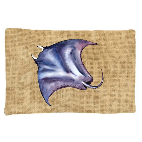 Carolines Treasures 20.5 x 30 in. Stingray Moisture Wicking Fabric Standard Pillow Case 8814PILLOWCASE - main