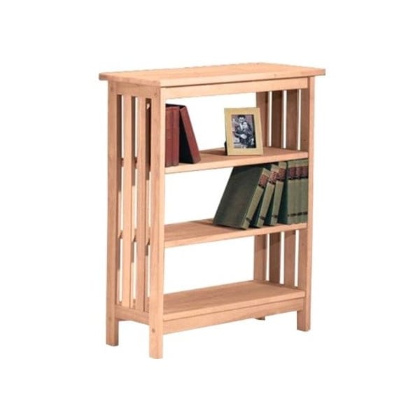 International Concepts Mission Shelf Unit, 3 Tier, Unfinished SH-3630M - main