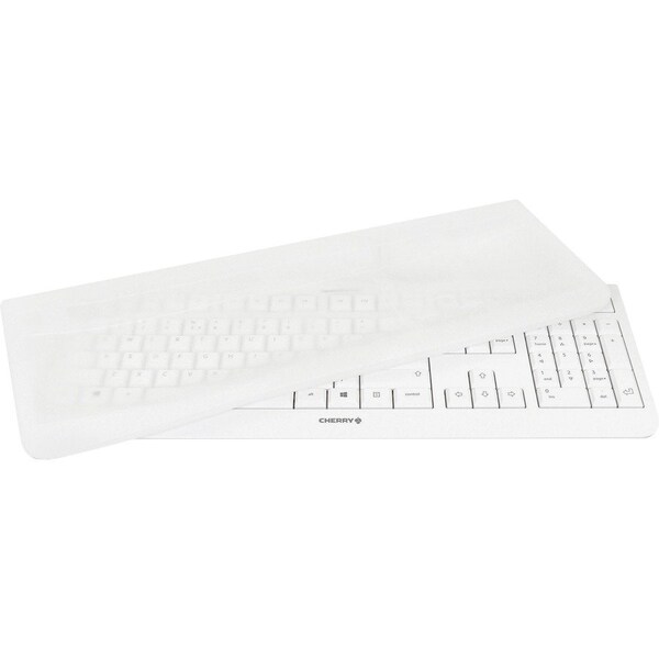 Cherry Lt Grey Flat Cover Usb 104+4 Quiet Laser EZN-0800EU-0 - main