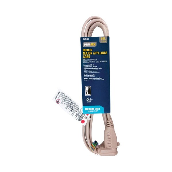 Upgrade 125V 9 ft. Appliance Cord, Beige UP3325353 - main