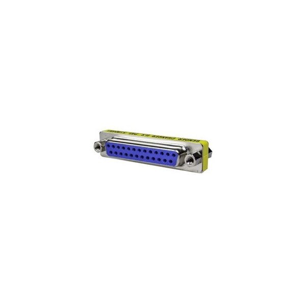 Cable Wholesale Serial Mini Gender Changer / Coupler, DB25 Female to DB25 Female 31D3-22400 - main