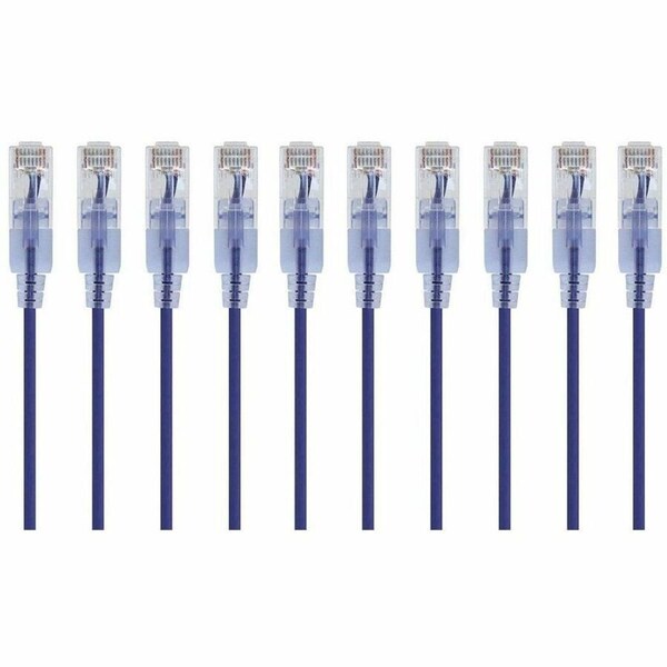 Monoprice SlimRun Cat6A Ethernet Patch Cable - Snagless RJ45_ UTP_ Pure Bare Cop 29444 - main