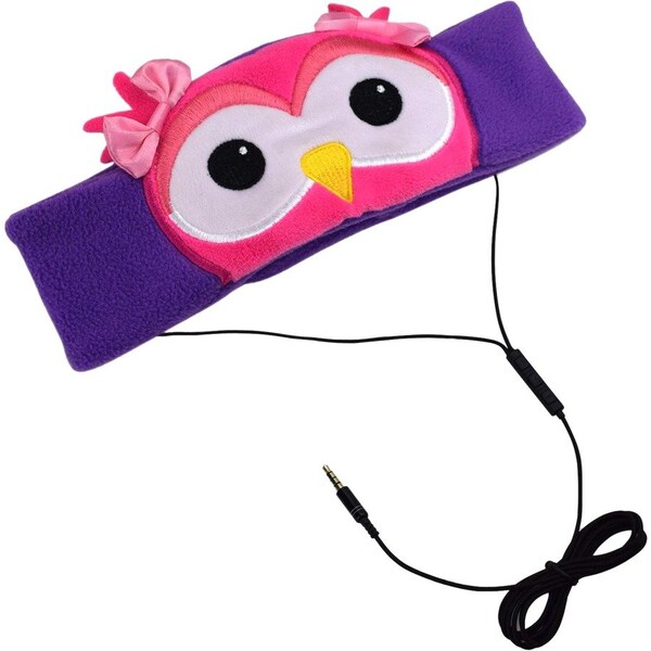 Contixo H1 Kids Soft Warm & Cozy Fleece Headphones Earphones Earbuds H1-Owl - main