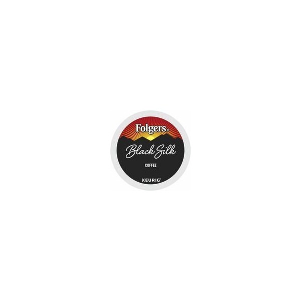 Folgers K-Cup Black Silk Coffee, Compatible with Keurig Brewer, Dark, K-Cup, Black Silk, 4PK 5000368733 - main