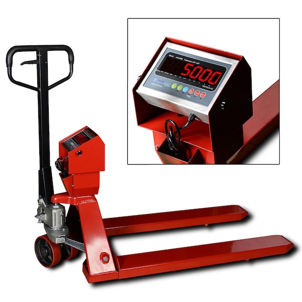 Prime Systems Pallet Truck Pallet Jack Scale with PS-IN202SS Indicator PS-5000PJ - main