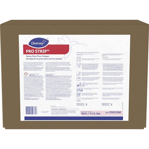 Diversey Butyl Free Floor Stripper, Size 5 gal. 95032360 - main