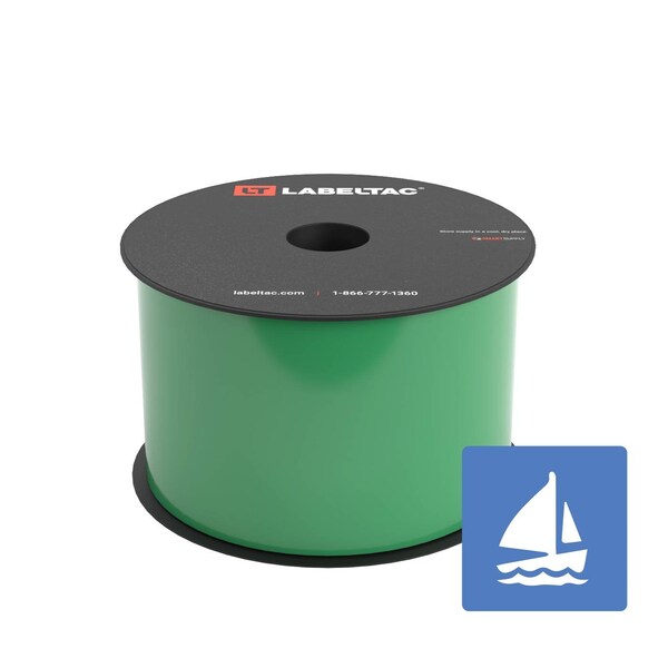 Labeltac Marine Supply 3in x 150ft LT4/Pro X, Green LT305MN - main