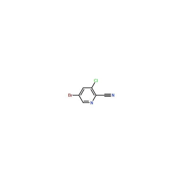 Ak Scientific 5-Bromo-3-chloropyridine-2-carbonitrile (5g), CAS 945557-04-0 Y4806-5g - main