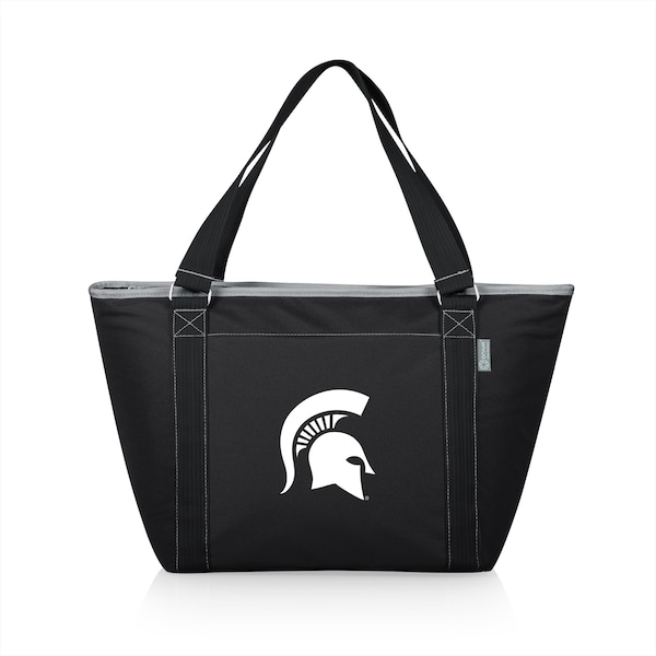 Picnic Time Family Of Brands NCAA Michigan State Spartans Topanga Tote Cooler Bag - Soft Cooler Bag - Picnic Cooler, Black 619-00-175-354-0 - main