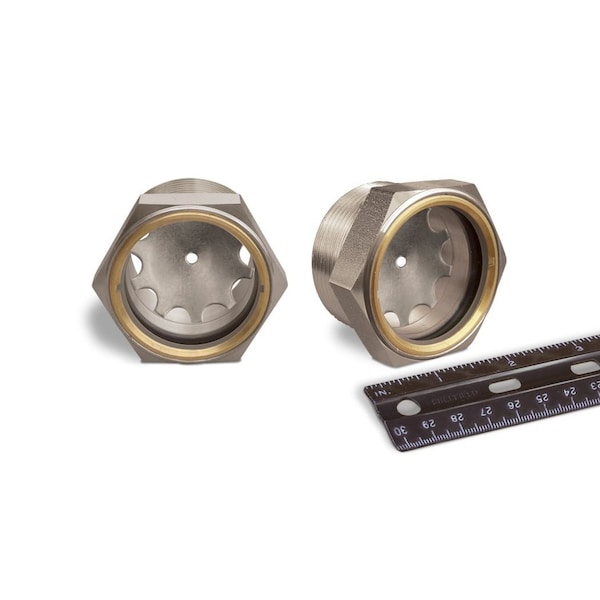 Oil-Rite Gasketed Window Sight With Reflector 1-1/2 Npt Viton O-Ring B1740-17V - main