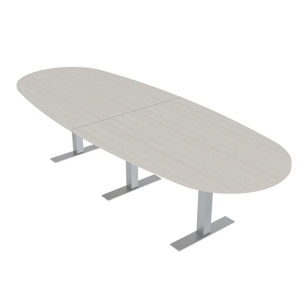 Skutchi Designs 10 Person Conference Table With Power Unit | 10' Boval Table | Harmony Series HAR-BOVL-48X120-T-K458-NA - main