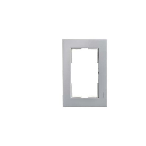 Siemens DELTA miro Frame 2-fold aluminum-metallic 5TG1116-1 - main