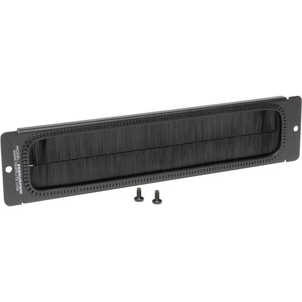 Tripp Lite Eaton Tripp Lite Series SmartRack Brush Strip Plate for Wall-Mount Racks - Wall Mount - Black SRBRUSHWM - main