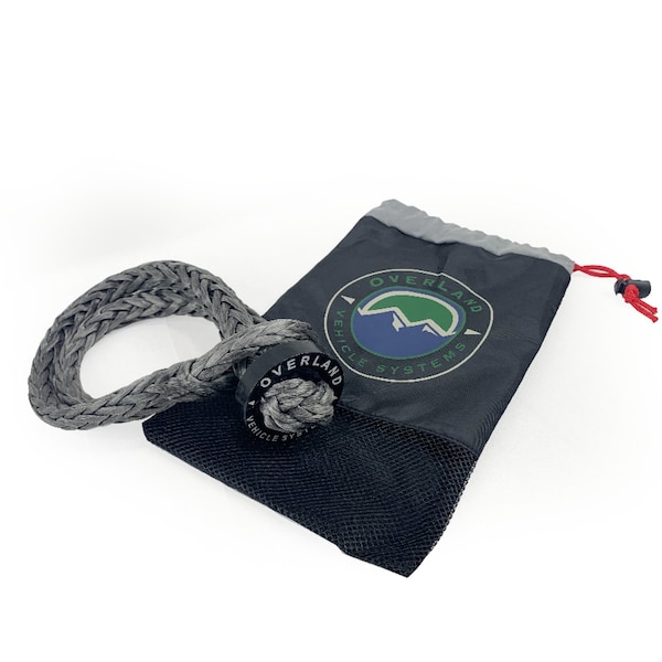 Overland Vcl Shackle, 5/8 Inch Diameter Rope With 6 Inch Diameter Loop; Rated To 44,500 Pounds; With Collar; 19159919 - main