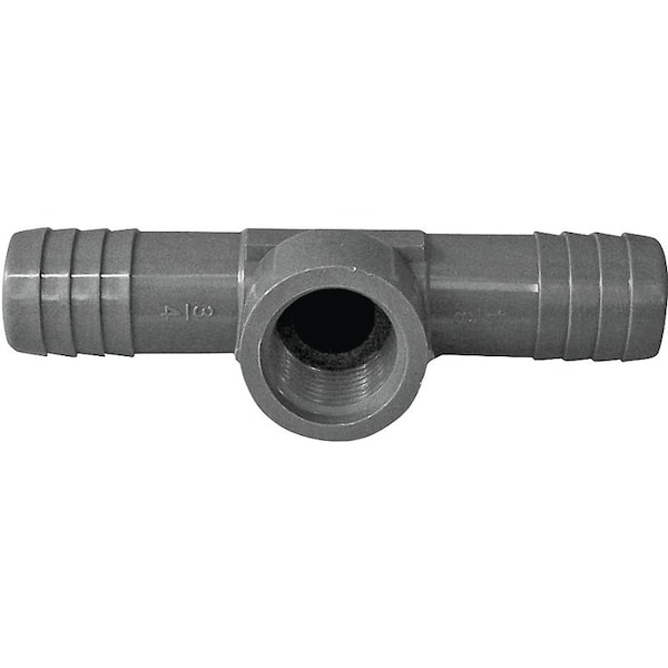 Boshart Industries Tee Pp 3/4x3/4x1/2in Poly Blk UPVCFRT070705 - main