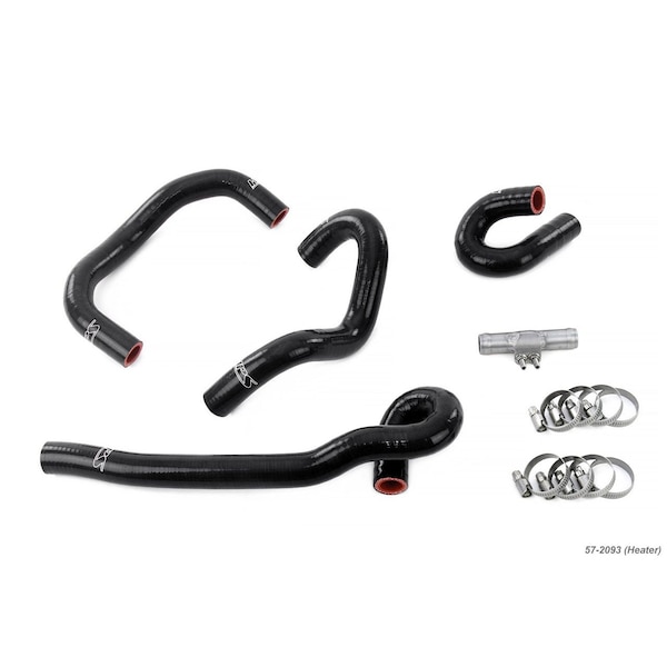 Hps Performance Silicone Heater Hose Kit 1995-1998 Nissan Skyline GTR R33 RB26DETT BCNR33, Black, 57-2093-BLK - main