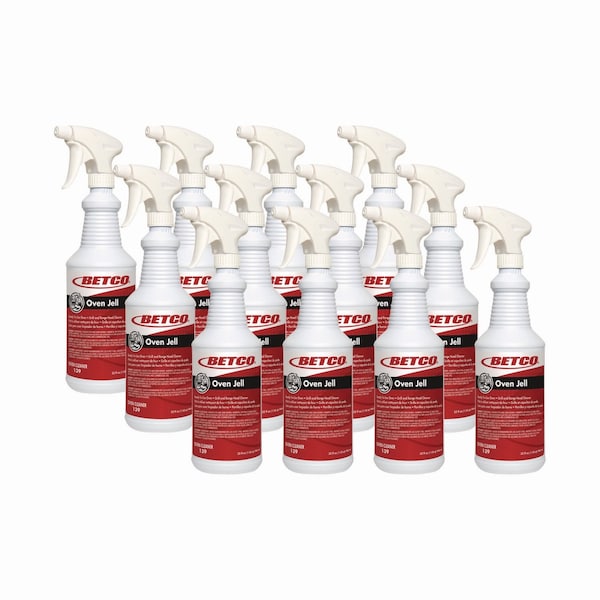 Betco Oven Jell Cleaner, Lemon Scent, 32 oz Bottle, 12PK 1391200 - main