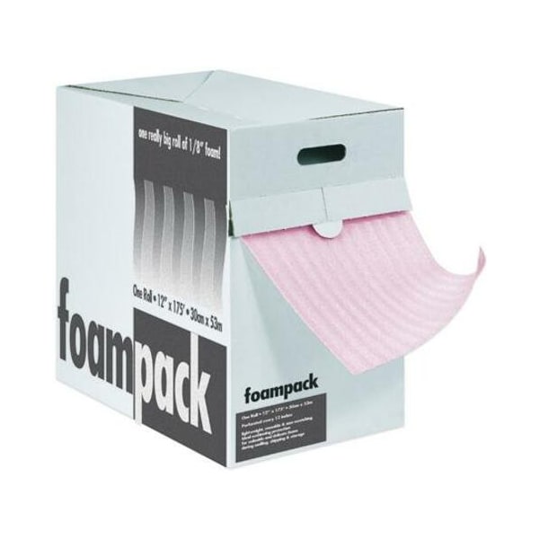 Partners Brand Anti-Static Air Foam Dispenser Packs, 1/8" x 12" x 175', Pink, 1/Each FD1812AS - main