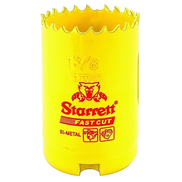 Starrett FCH0138G HSS Fastcut Holesaw, 1.62 in. 681-00493 - main
