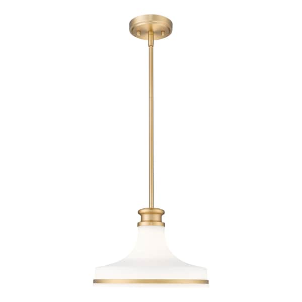 Z-Lite Reznor Modern Gold 1 Light Pendant 831P12-MGLD - main