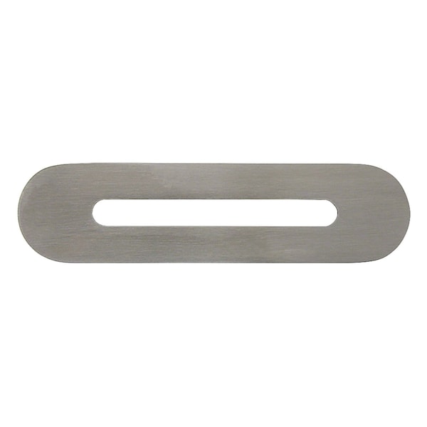 Kingston Brass Bathtub Overflow Hole Cover, Brushed Nickel TC4028 - main