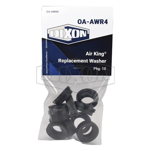 Dixon BLACK NATURAL RBR AIR KING WASHERS 10 PER OA-AWR4 - main
