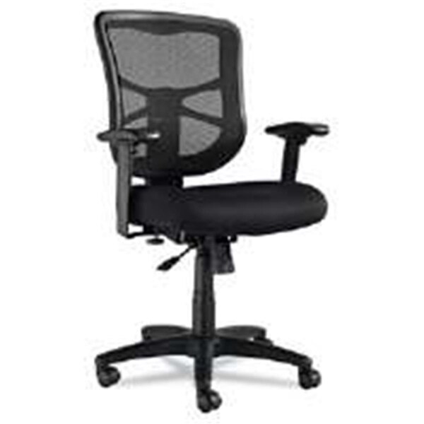 Alera Technologies Elusion Series Mesh Medium Back Swivel Tilt Chair- Black YYAZ-ALEEL42BME10B - main