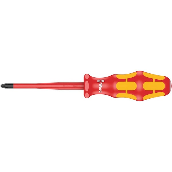 Wera 162 iS PH VDE Insulated screwdriver with reduced blade diameter for Phillips screws, PH 1 x 80 mm 5006450001 - main