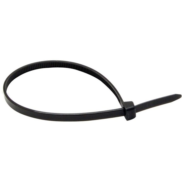 Cable Wholesale Cable Tie, 200 mm L, 52.5 mm Max Bundle Dia., Black, Nylon, 18 lb Strength 30CV-00190BK - main