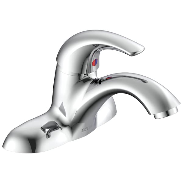 Delta Commercial 22C Single Handle Centerset Bathroom Faucet - Less Pop-Up In Chrome 22C121 - main