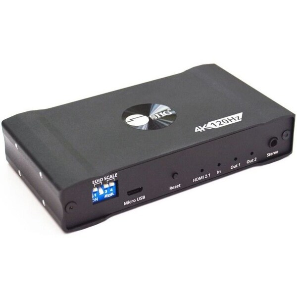 Siig DISTRIBUTES HDMI VIDEO AND AUDIO FROM A SINGLE SOURCE TO UP TO 2 HDMI DISPLAYS S CE-H27C11-S1 - main