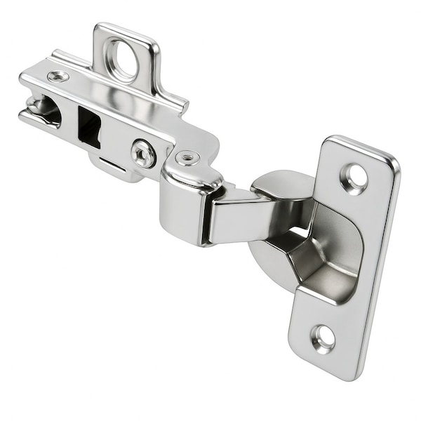 Sapphire Full Inset Self-Closing Concealed No Radius Cabinet Hinge in Satin Nickel - Pack of 2 SP-804410 - main