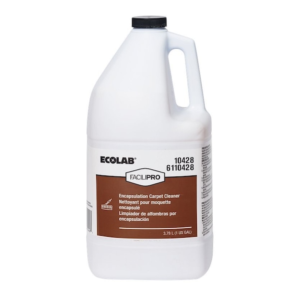 Ecolab Carpet Cleaner, Liquid, 1 gal, Bottle, PK4 6110428 - main