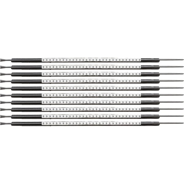 Brady ClipSleeve Wire Markers Size 05 Nylon 22 AWG - 20 AWG, 3 Pack of 300 Each, 300PK SCN05-3 - main