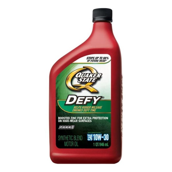Quaker State 550043280 1 qt Defy SAE 10W30 Synthetic Motor Oil, 6PK 8111866 - main